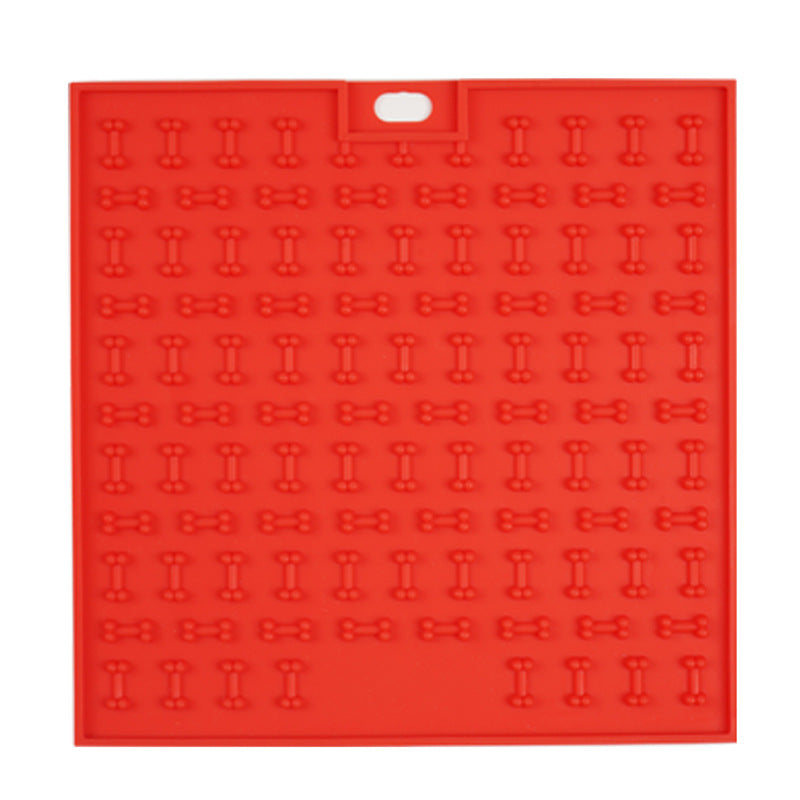Silicone Slow Feeding Lick Mat — Non-Slip Calming Pad for Pets