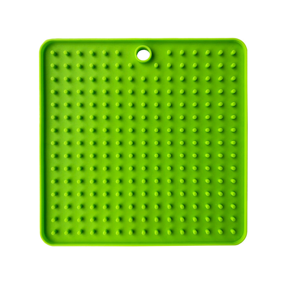 Pet Lick Mat & Slow Feeder — Suction Calming Mat for Dogs & Cats