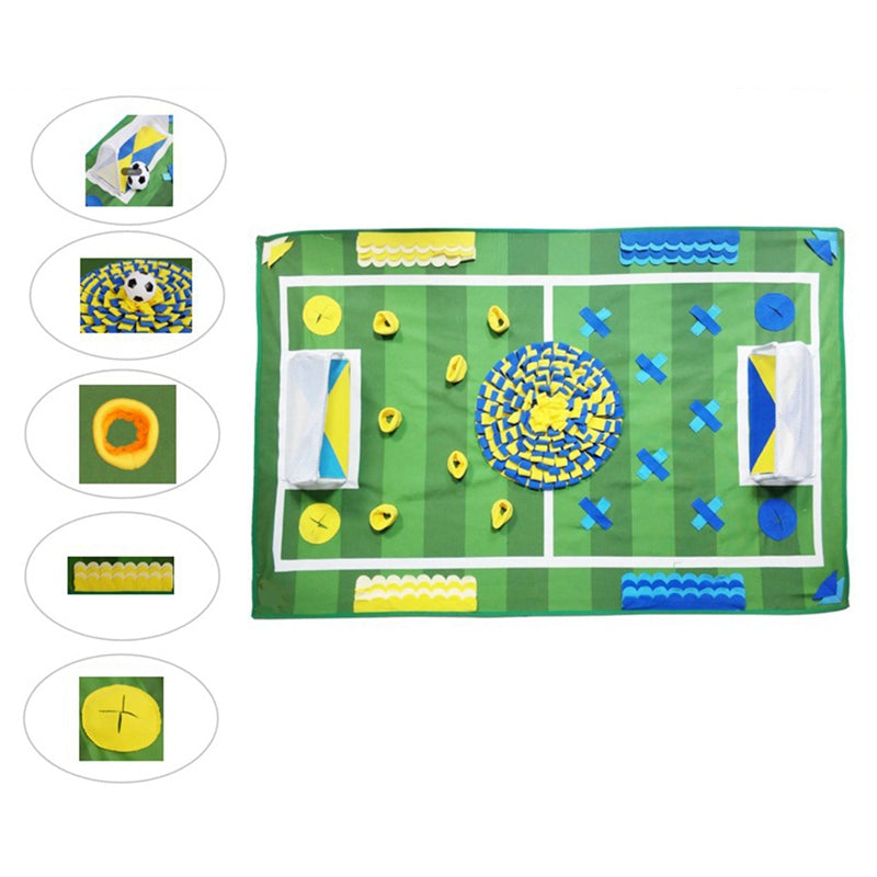 Snuffle Mat — Soccer-Theme Scent Work & Foraging Mat