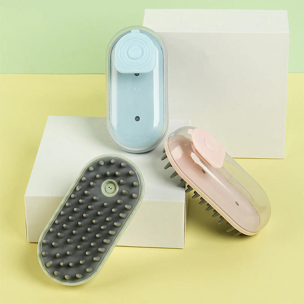 Shampoo-Dispensing Bath Brush