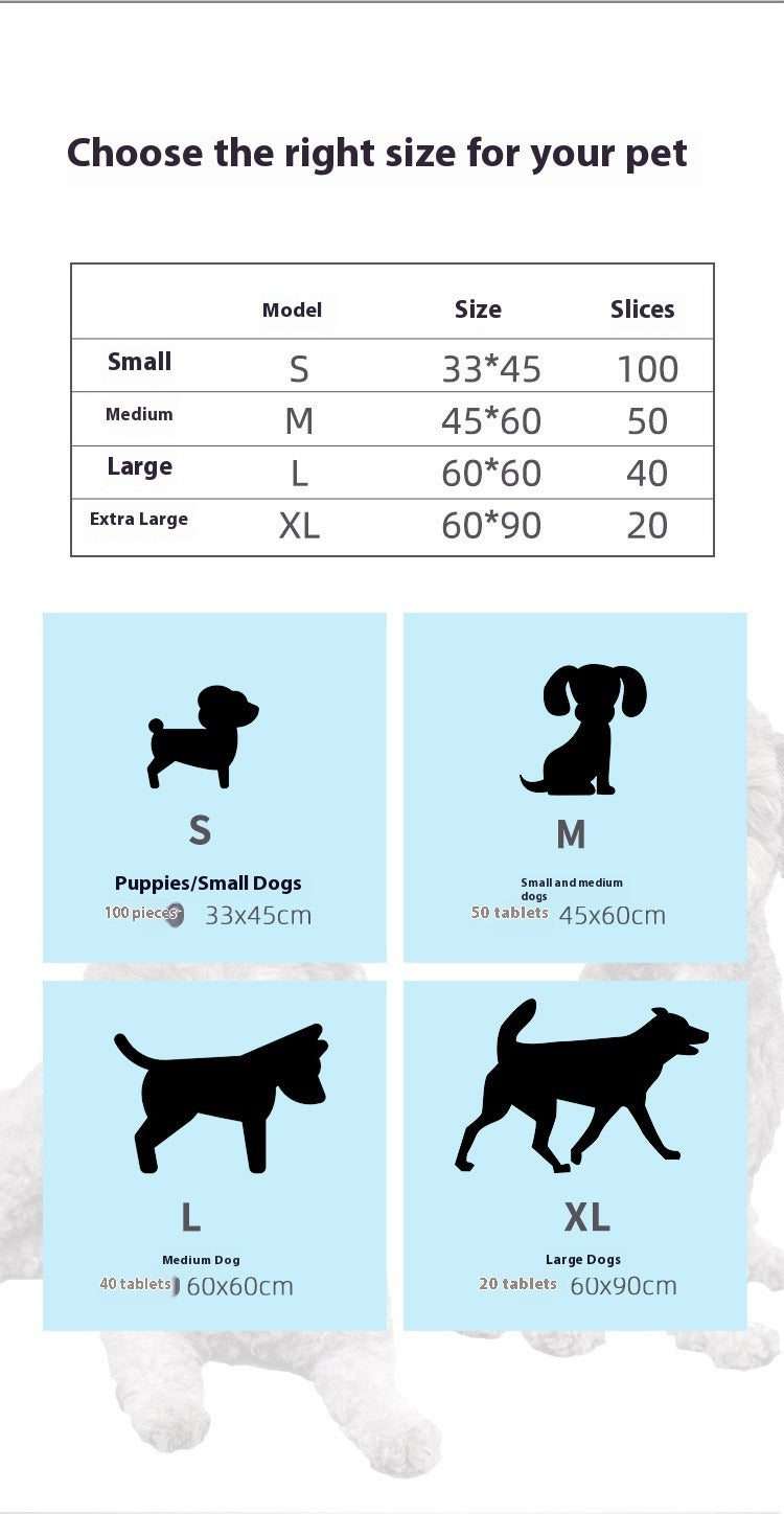 Deodorizing Puppy Pee Pads — Extra-Thick Leakproof Training Pads