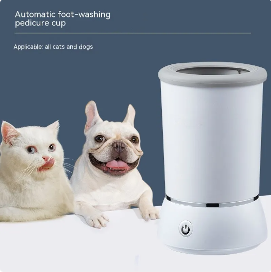 Automatic Paw Washer — Motorised Silicone Paw Cleaning Cup