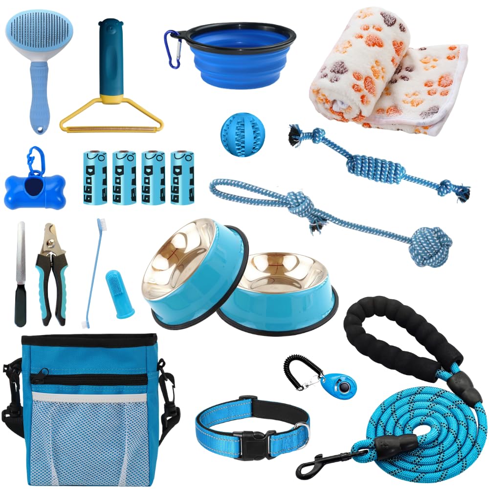 PupLuxe 22-Piece Puppy Starter Kit — New Puppy Essentials in One Box