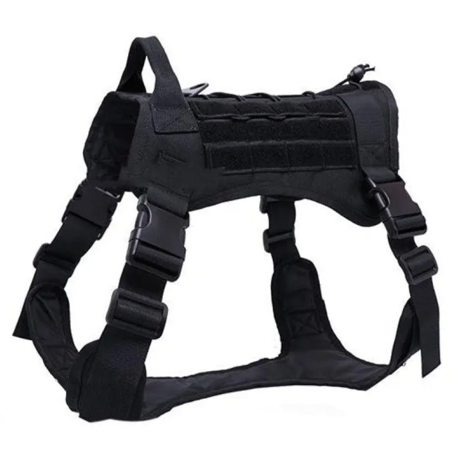 Tactical Dog Training Harness — No-Pull Vest with Handle
