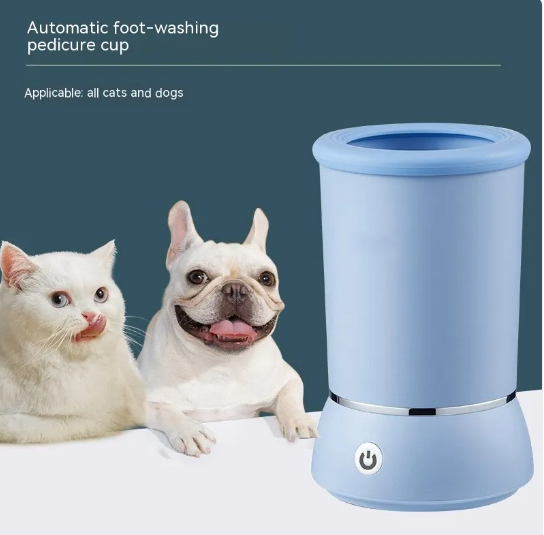 Automatic Paw Washer — Motorised Silicone Paw Cleaning Cup