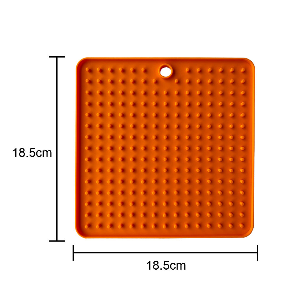 Pet Lick Mat & Slow Feeder — Suction Calming Mat for Dogs & Cats