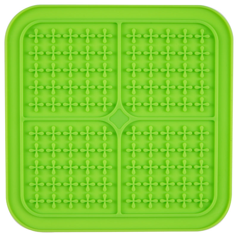 Silicone Slow Feeding Lick Mat — Non-Slip Calming Pad for Pets