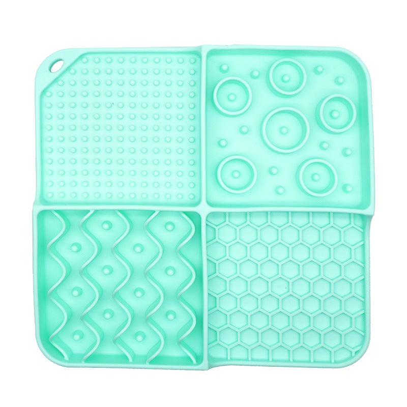 Multi-Function Pet Lick Mat & Bowl — Bath Distraction & Slow Feeder