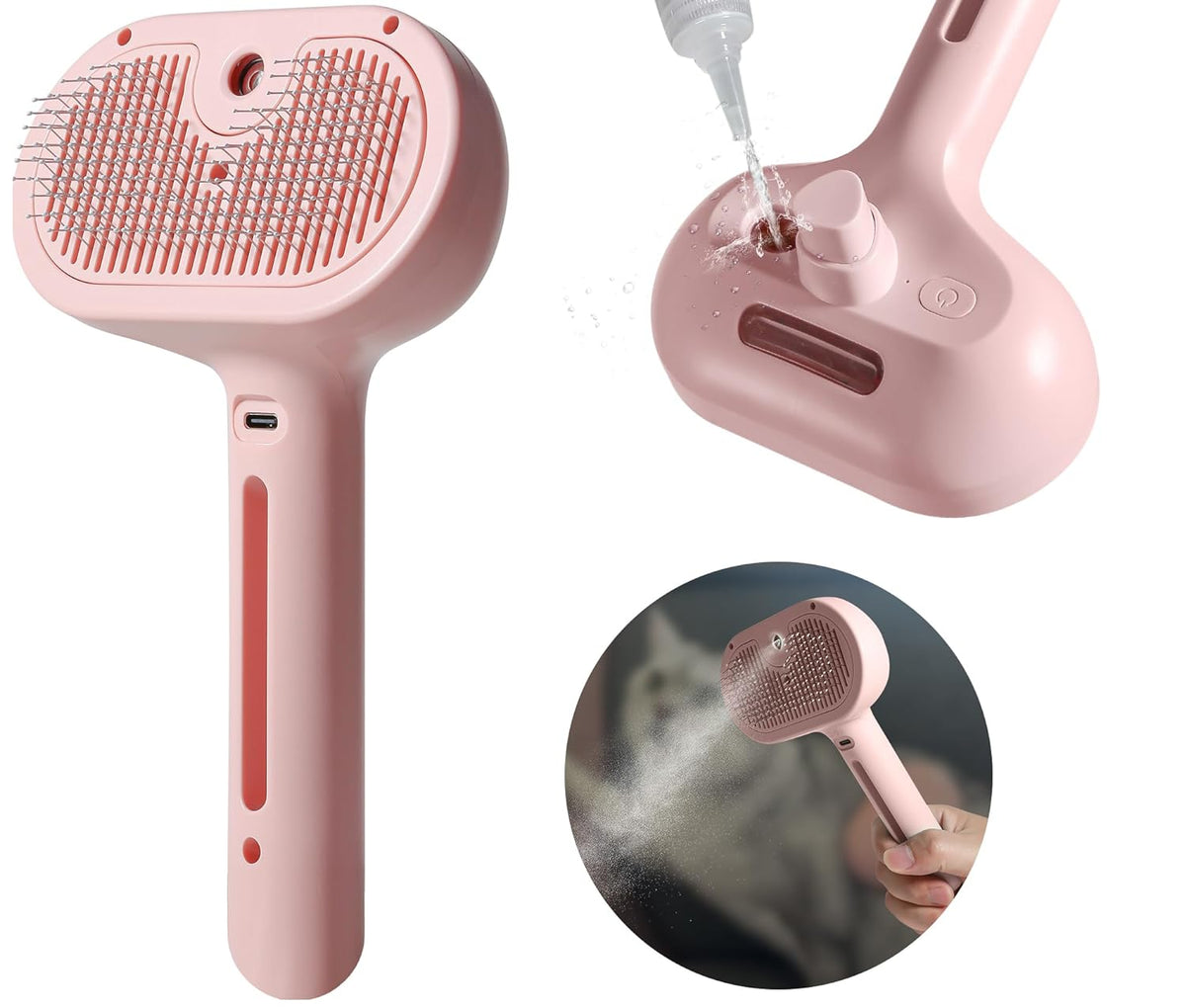Included in the kit: Slicker Grooming Brush