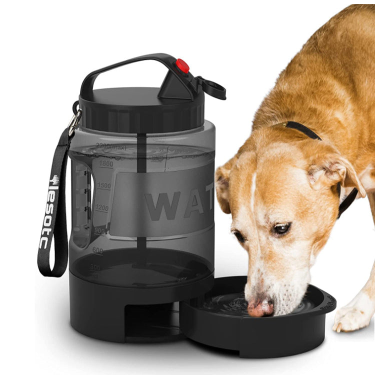 2.2 L Dog Water Bottle — Large-Capacity Travel Hydration Jug