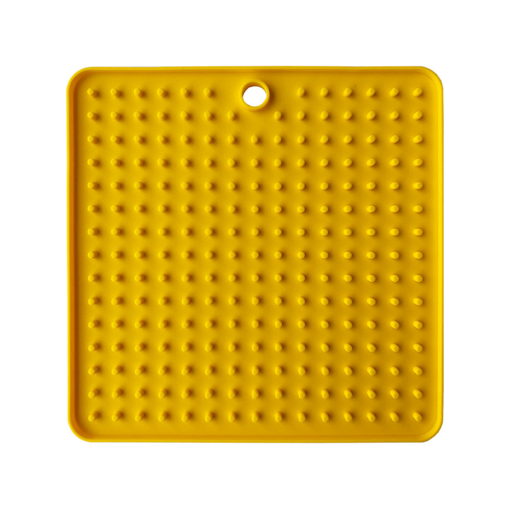 Pet Lick Mat & Slow Feeder — Suction Calming Mat for Dogs & Cats