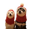 Knit Pom-Pom Dog Beanie — Warm Winter Hat