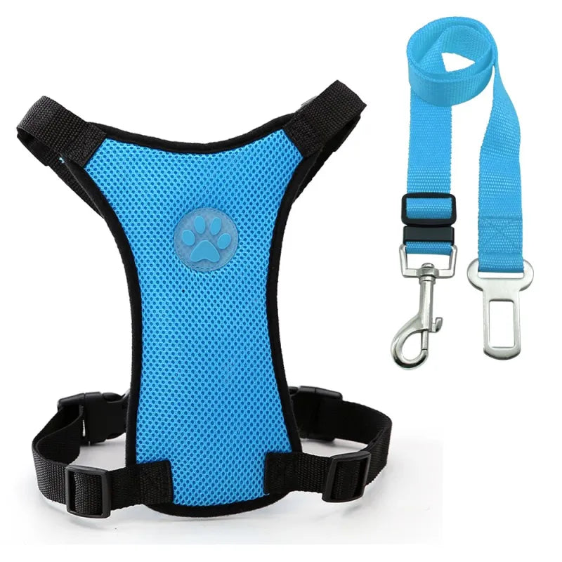 Breathable Mesh Dog Car Safety Harness