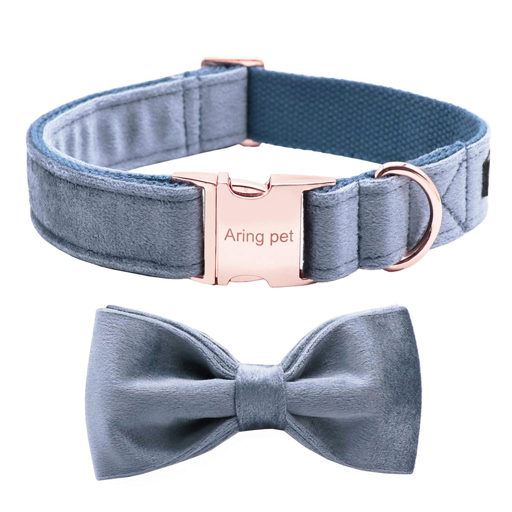 Velvet Bow Tie Dog Collar