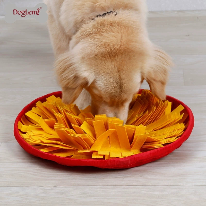 Dog Snuffle Mat with Anti-Choke Bowl — 2-in-1 Slow Feeding Set