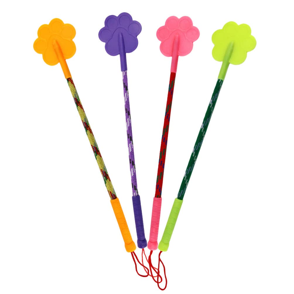 Dog Teaser Wand Lure Set — Training & Play, 4-Pack