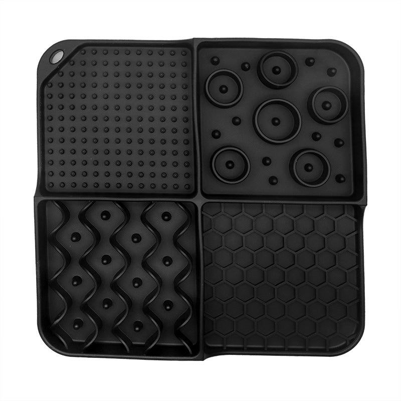 Multi-Function Pet Lick Mat & Bowl — Bath Distraction & Slow Feeder