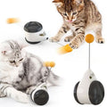 Wobble Cat Treat Dispenser — Tumbler Puzzle Toy for Slow Snacking