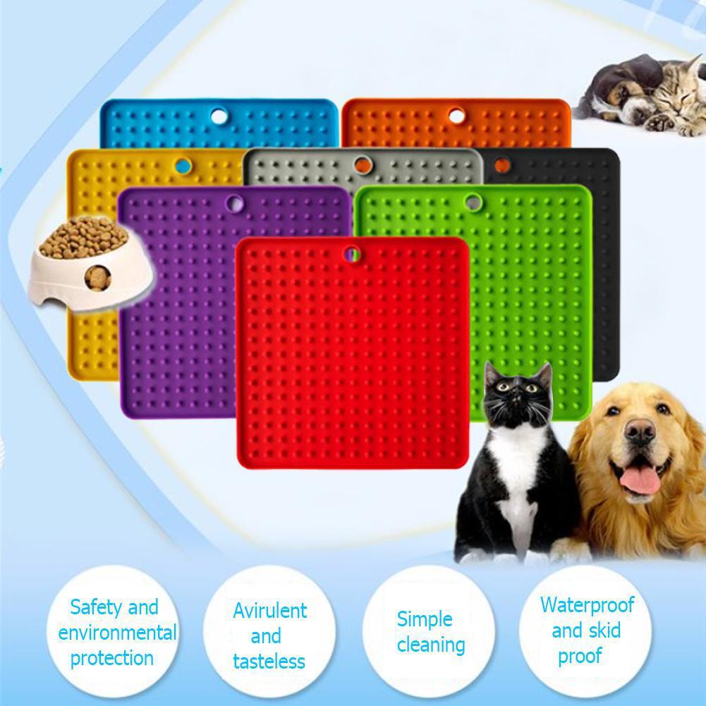 Pet Lick Mat & Slow Feeder — Suction Calming Mat for Dogs & Cats