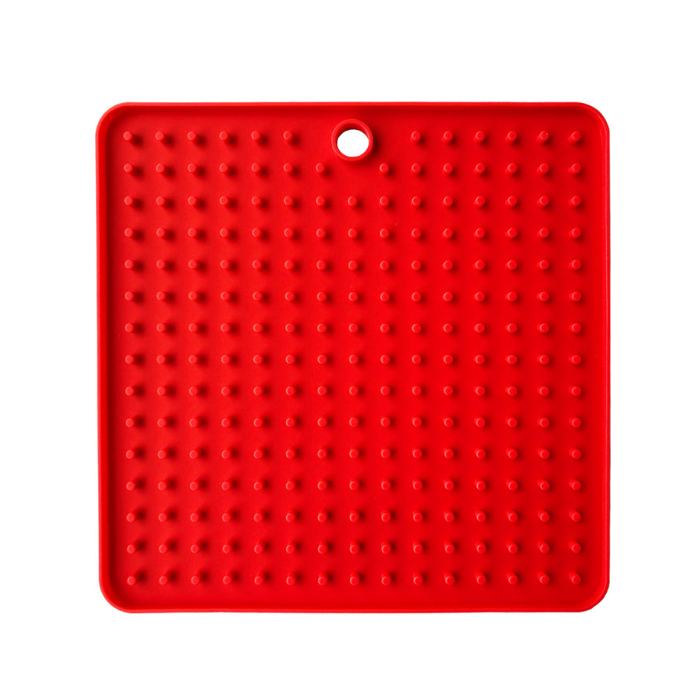 Pet Lick Mat & Slow Feeder — Suction Calming Mat for Dogs & Cats