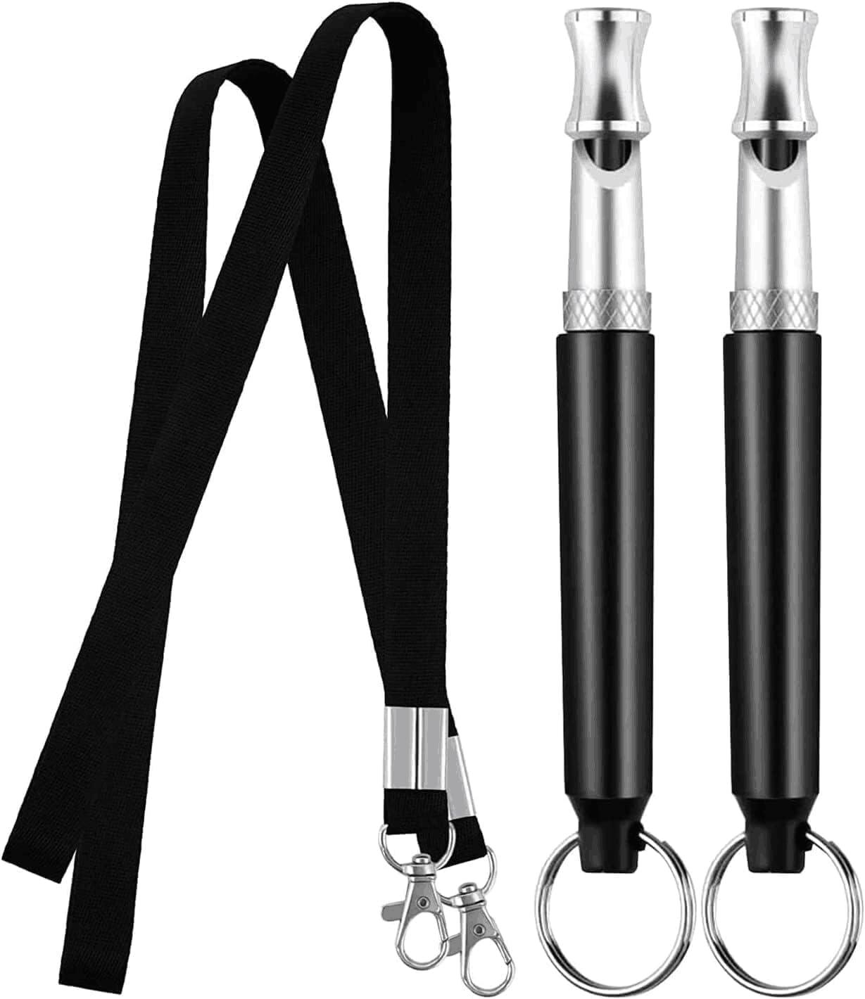 Ultrasonic Dog Training Whistle — Anti-Bark, 2-Pack