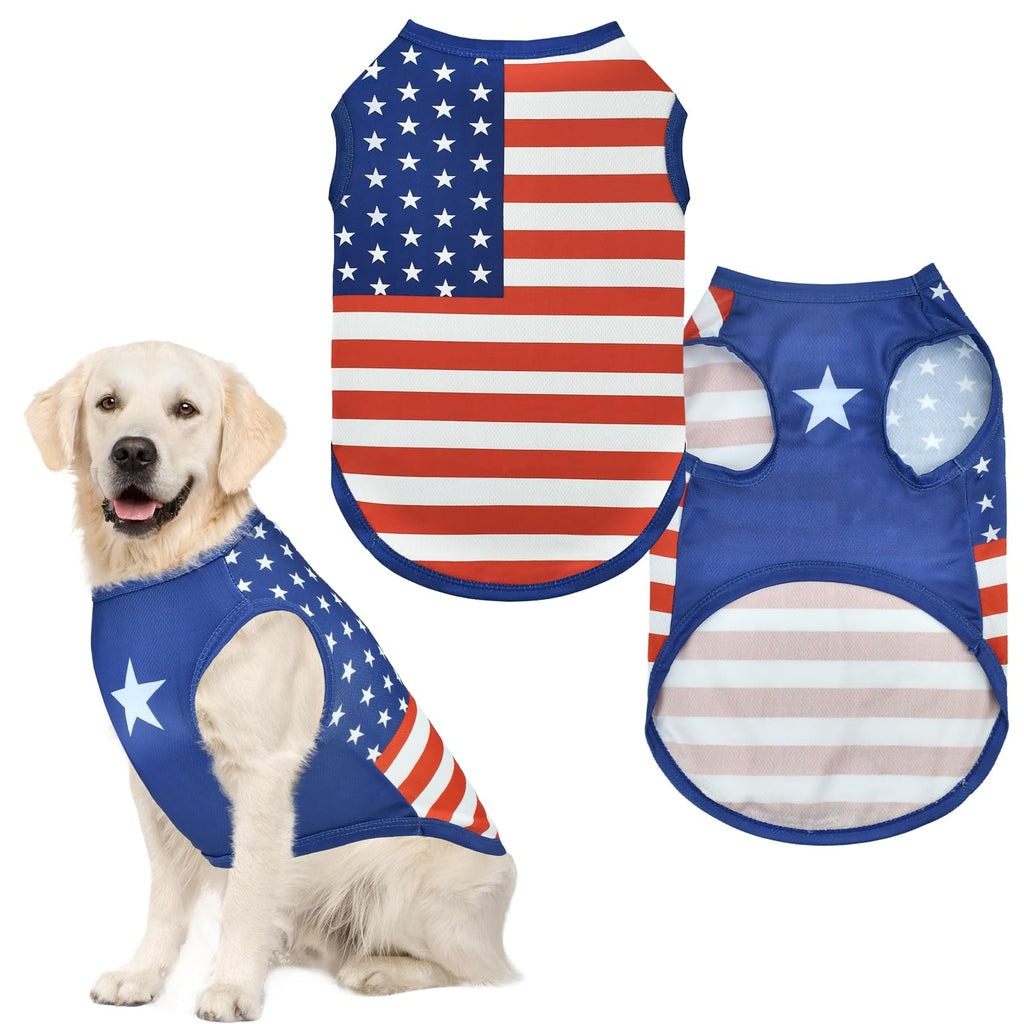 Patriotic 4th of July Dog Tank Top