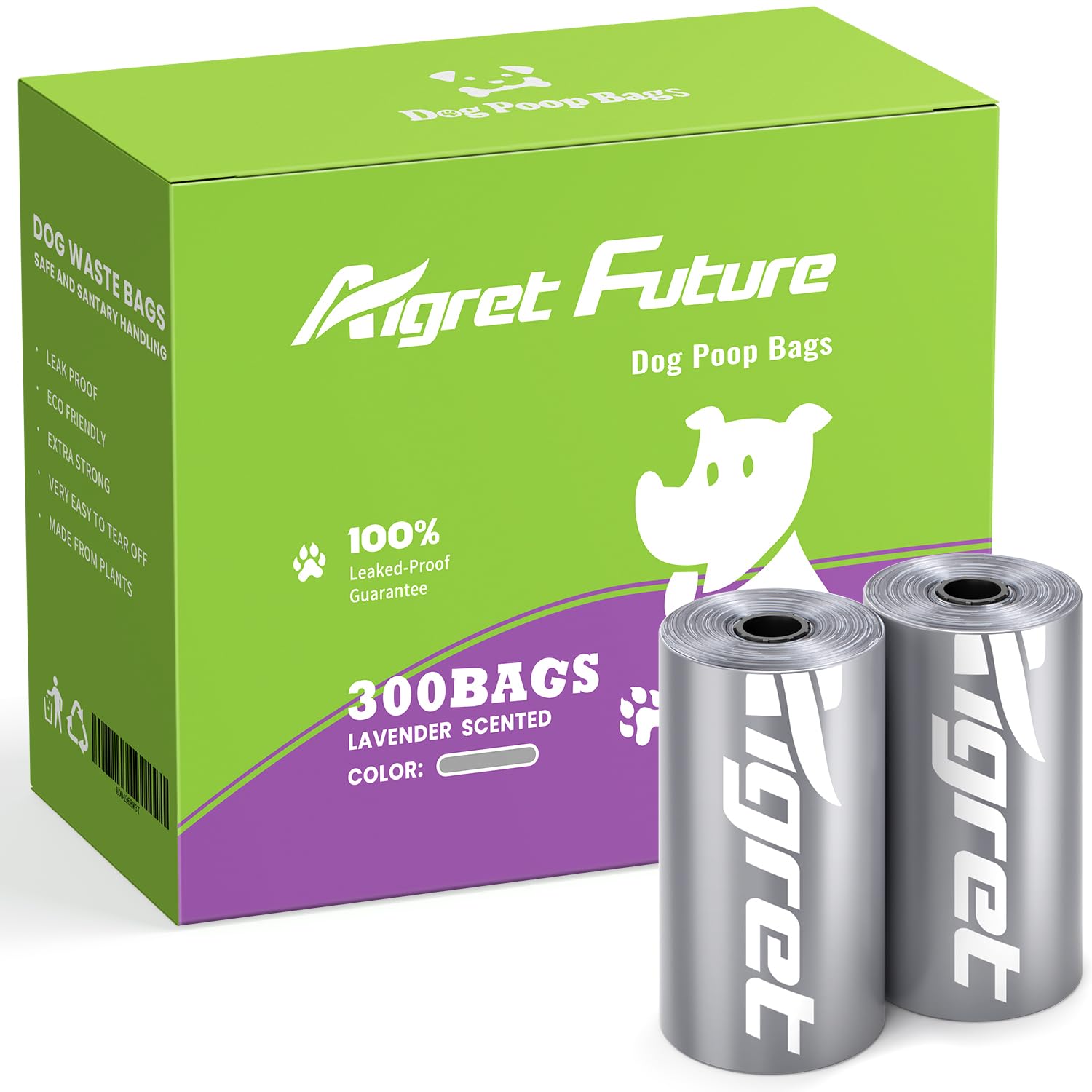 Leakproof Dog Poop Bags — 300 Count