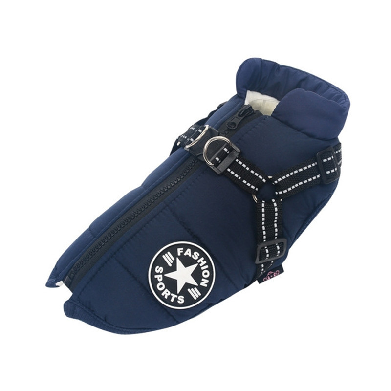 Large Dog Winter Coat — Warm Waterproof Snow Jacket