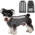Sleeveless Cable-Knit Dog Sweater — Turtleneck