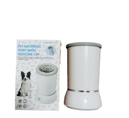 Automatic Paw Washer — Motorised Silicone Paw Cleaning Cup