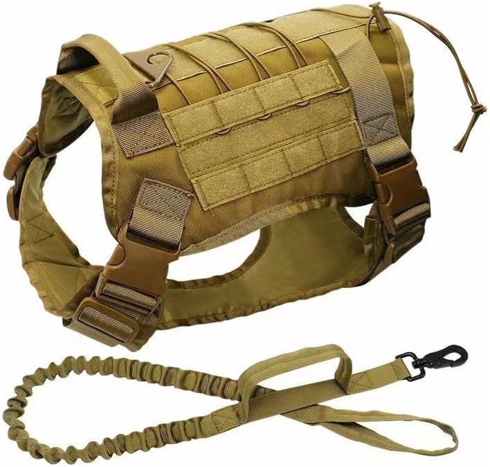 Tactical Dog Harness — No-Pull with Handle & D-Rings