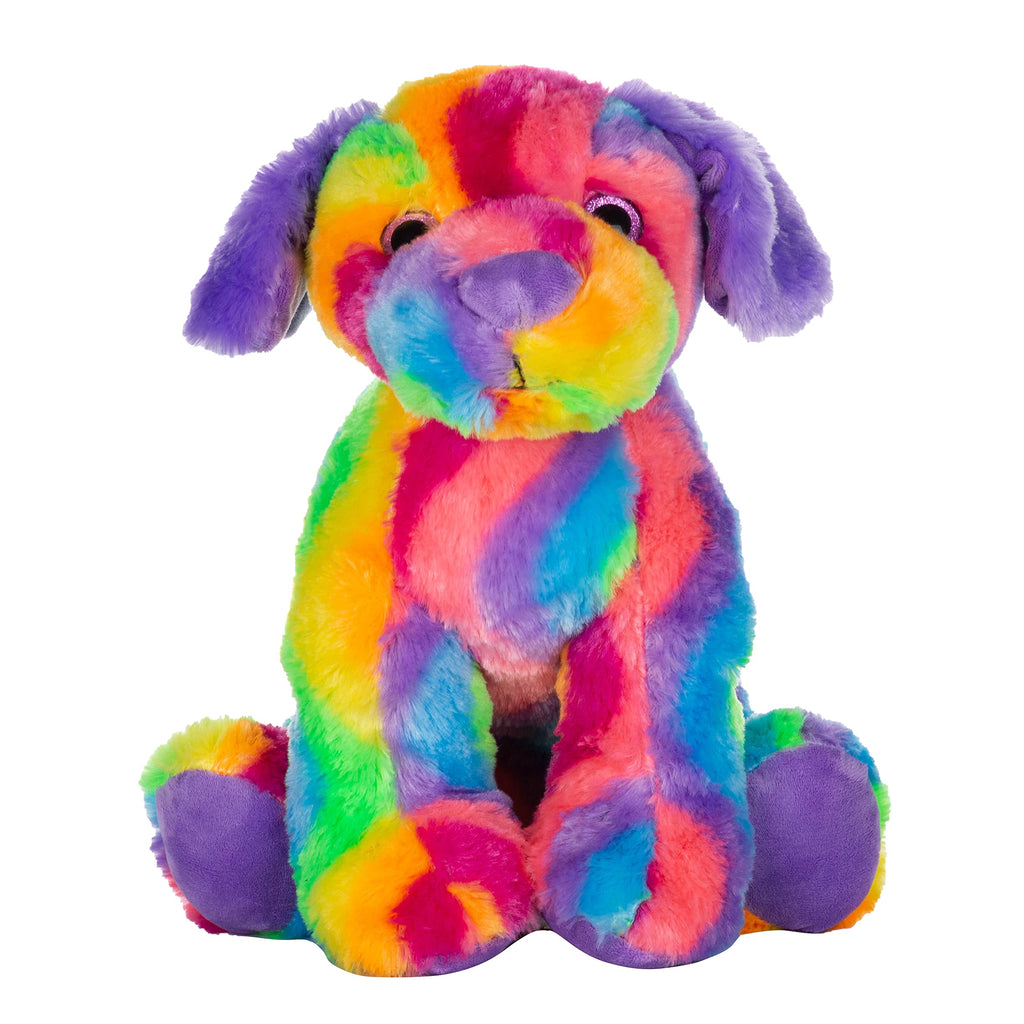 Rainbow Puppy Plush Stuffed Toy
