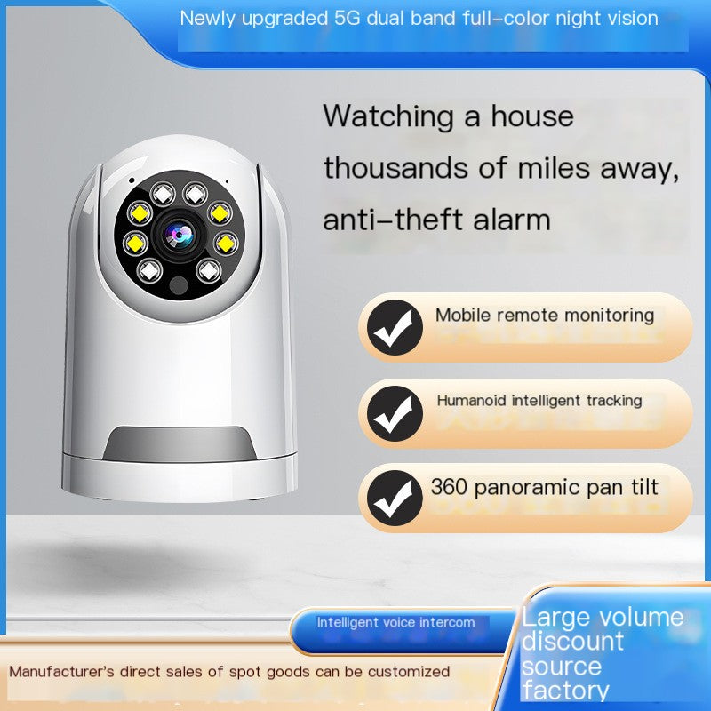 WiFi Pet Camera — 360° Monitoring with Night Vision & 2-Way Audio