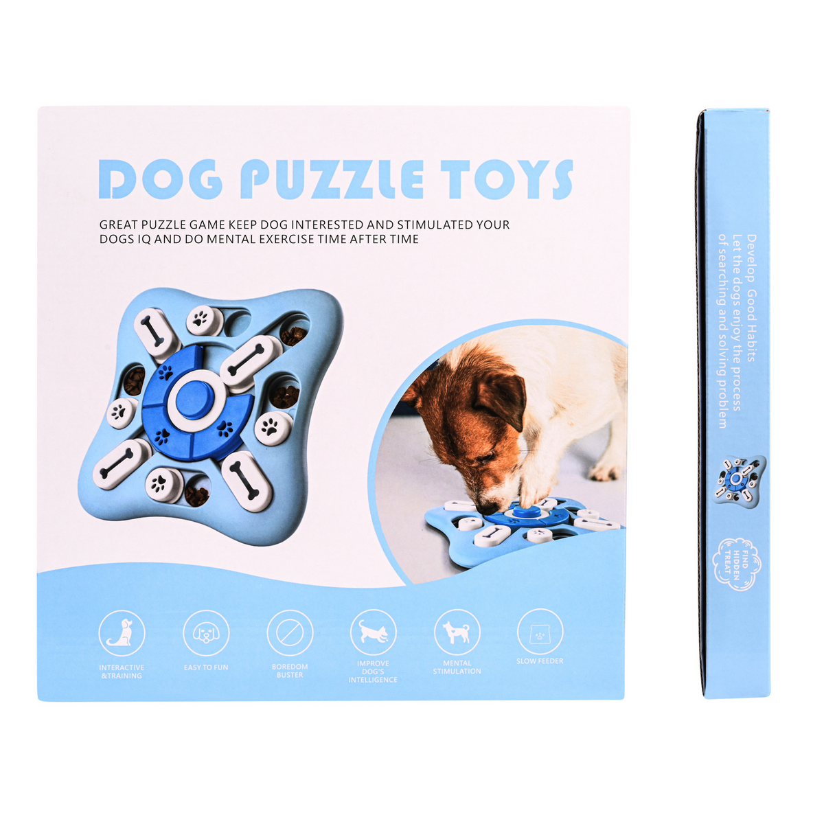Slow Feeder Puzzle Toy — Interactive Treat Maze for Dogs