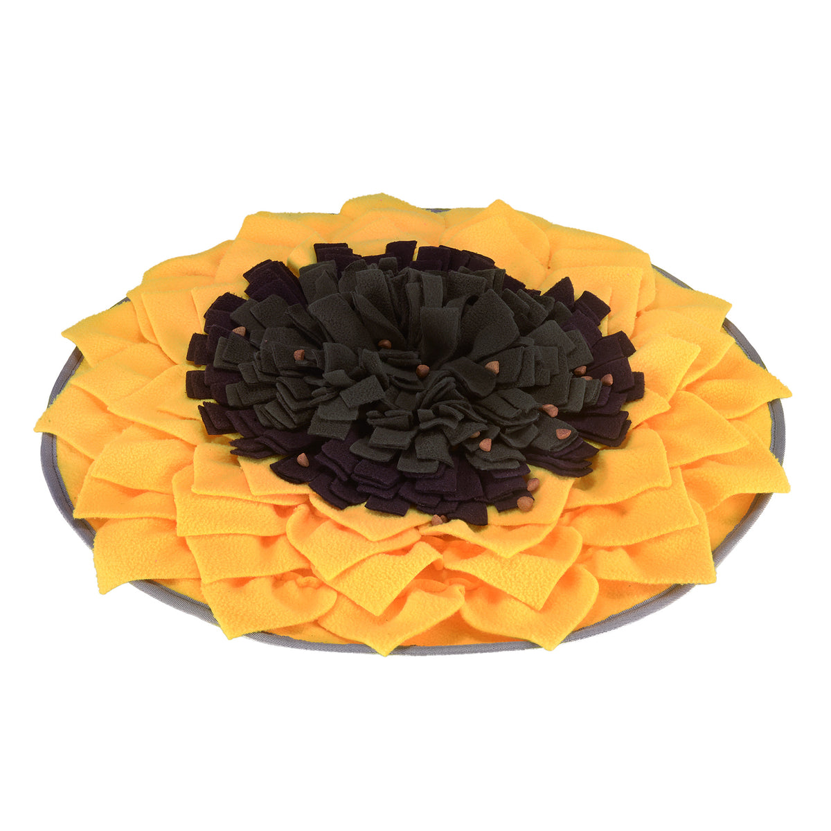 Sunflower Dog Snuffle Mat — Foraging Enrichment Mat for Slow Feeding