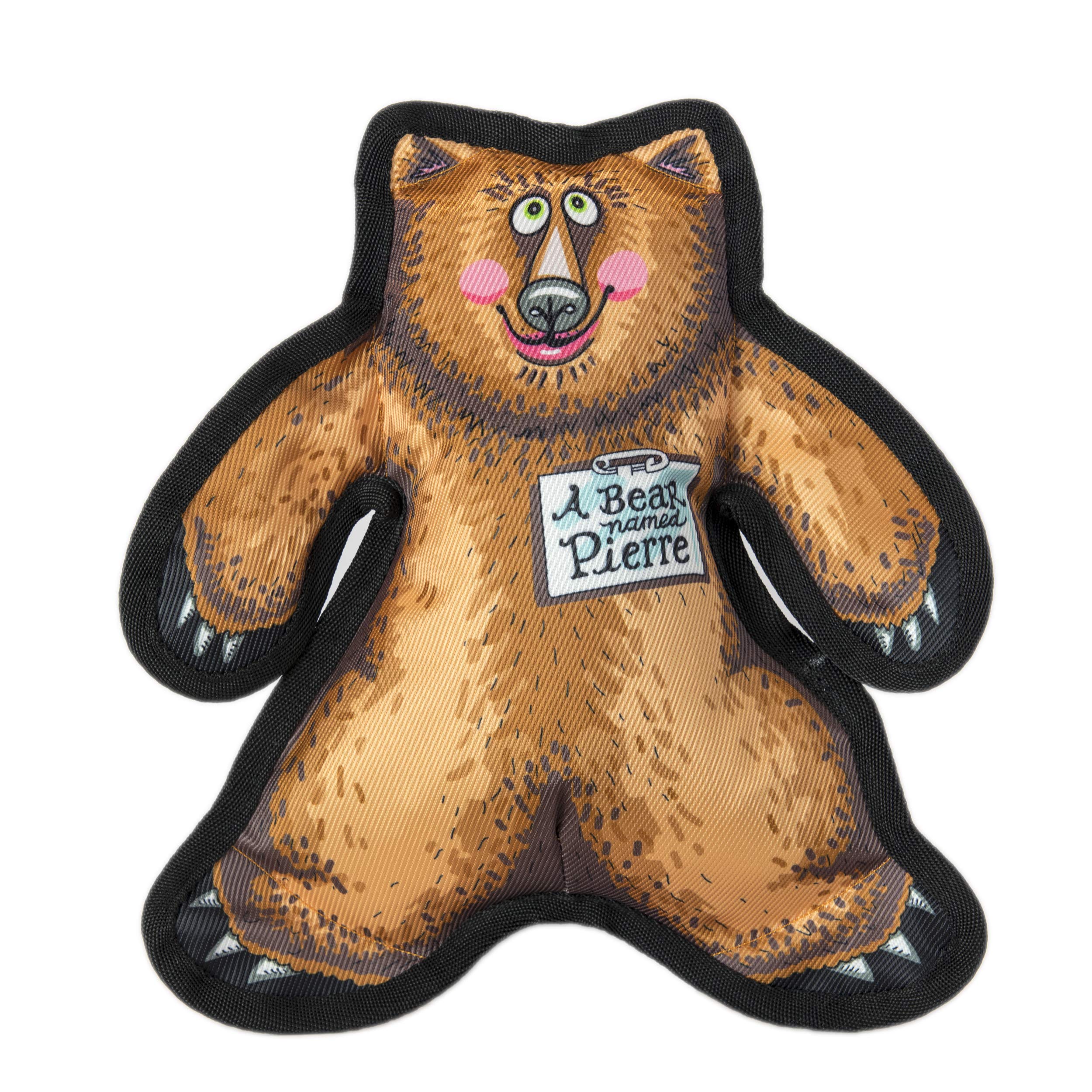 Wild Woodies Bear Squeaky Chew Toy — 9-Inch