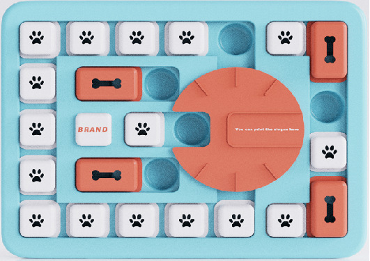 Slow Feeder Puzzle Toy — Interactive Treat Maze for Dogs