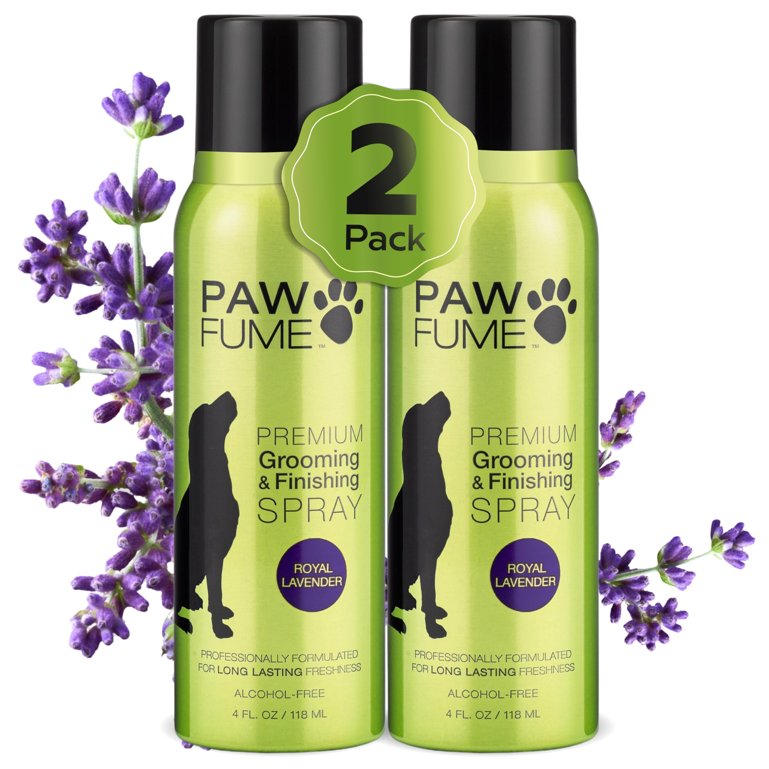 Lavender Dog Cologne Grooming Spray — 2-Pack