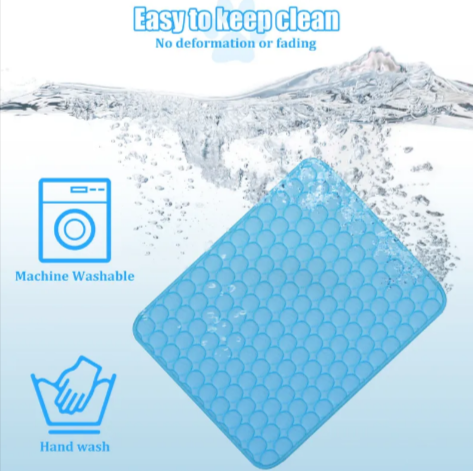 Pet Cooling Mat — Pressure-Activated Gel Pad for Hot Days