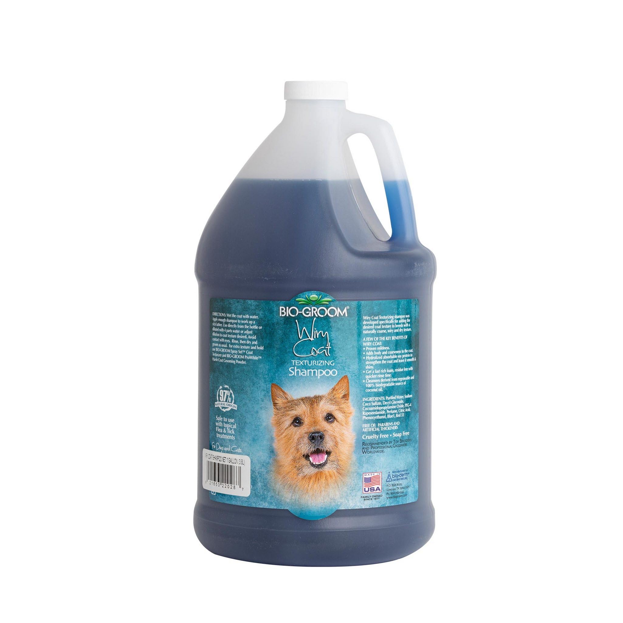 Bio-Groom Wiry Coat Texturizing Shampoo — 1 Gallon