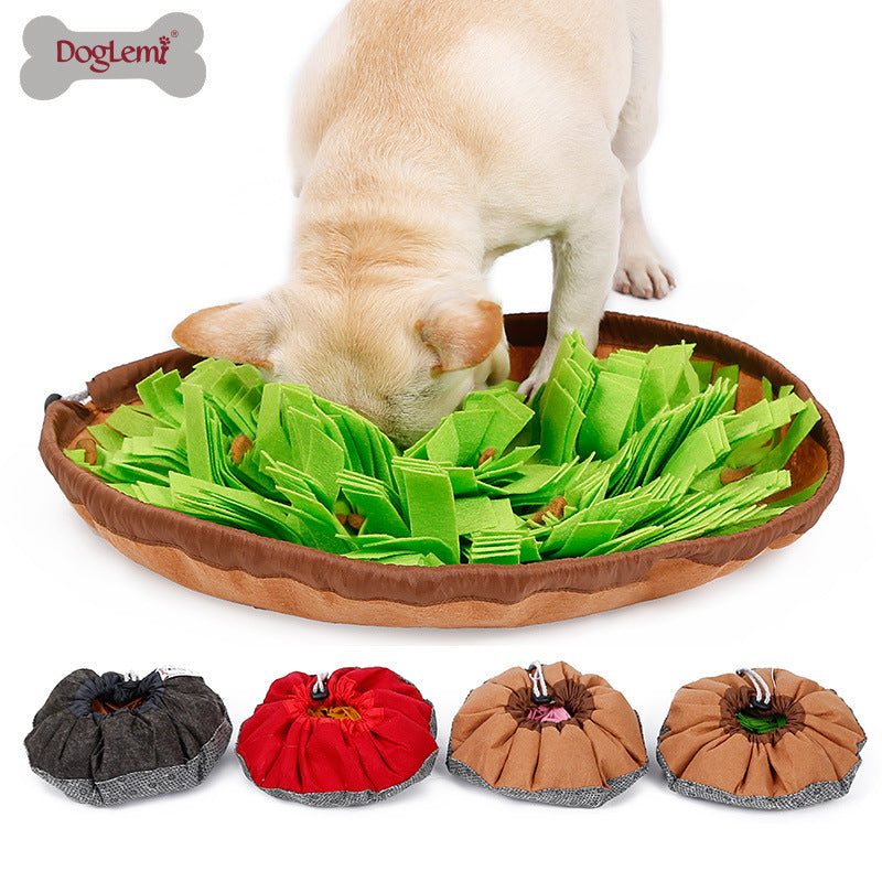 Dog Snuffle Mat with Anti-Choke Bowl — 2-in-1 Slow Feeding Set