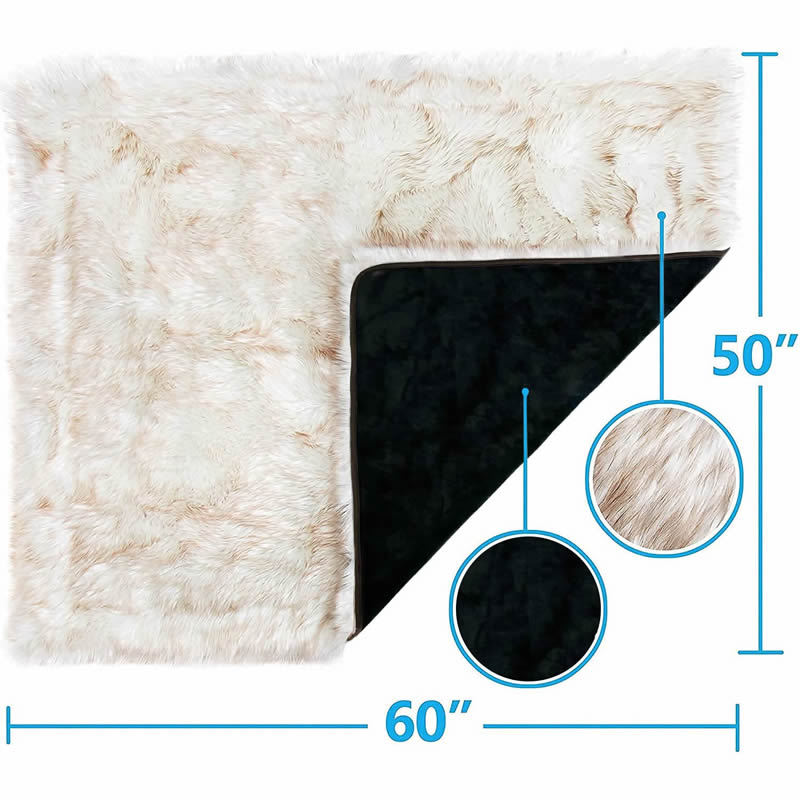 Sherpa Fleece Dog Blanket — Waterproof-Backed Furniture Cover