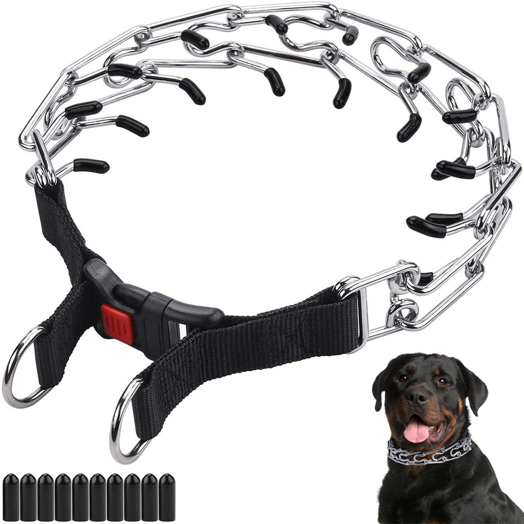 Adjustable Dog Prong Training Collar — Quick Release