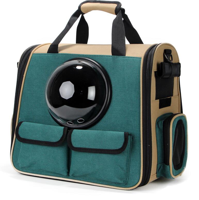 Space Capsule Pet Backpack — Bubble Window Carrier for Cats & Small Dogs