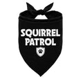 Squirrel Patrol Dog Bandana — Funny Triangle Scarf