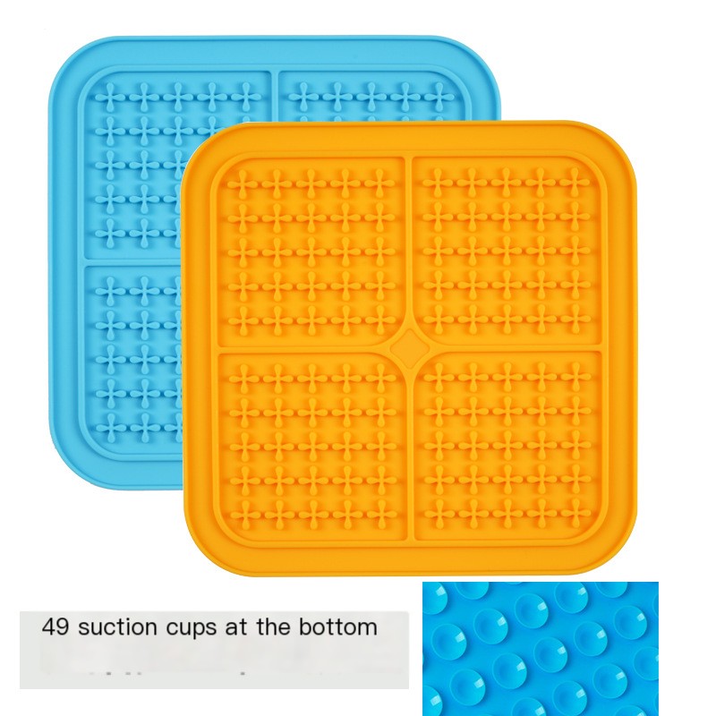 Silicone Slow Feeding Lick Mat — Non-Slip Calming Pad for Pets