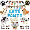 Dog Birthday Party Decorations — Banner, Balloons & Toppers
