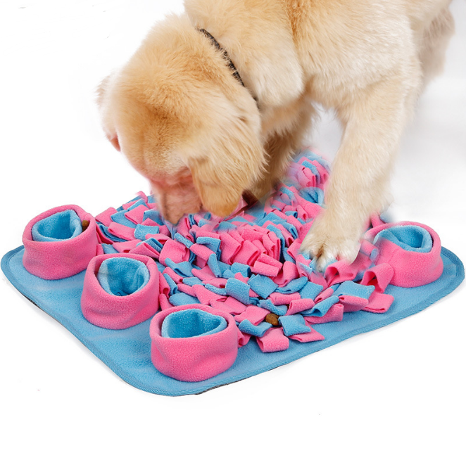 Dog Snuffle Mat & Slow Feeder — Foraging Enrichment Bowl