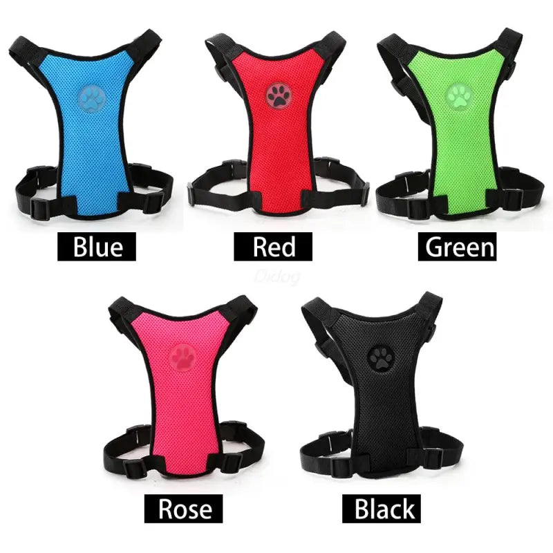 Breathable Mesh Dog Car Safety Harness
