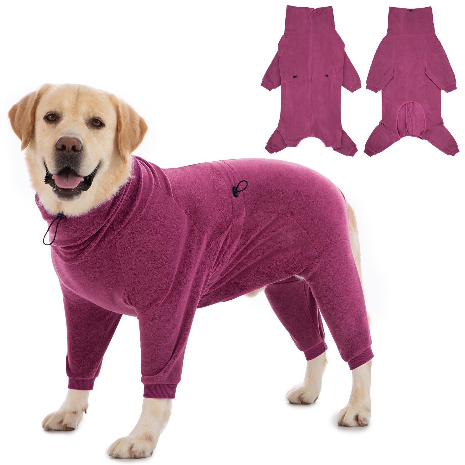Cozy Full-Body Fleece Dog Jacket